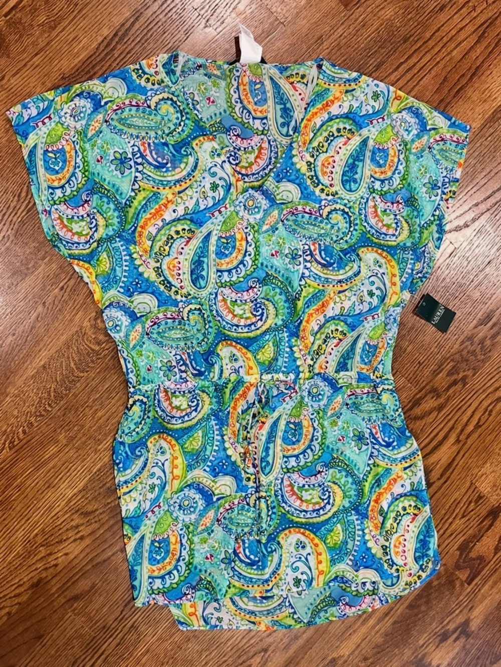 Lauren by Ralph Lauren Paisley Beach Cover Up NWT